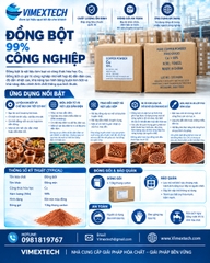 Đồng bột - Cu - Trung quốc - Công nghiệp - 10kg - Tính chất hóa lý và ứng dụng của nó