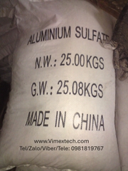 Phèn Đơn - Al₂(SO₄)₃ – TQ - CN -50kg -Tính Chất, Ứng Dụng & So Sánh keo tụ nước với PAC