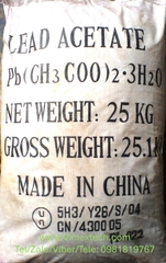 Chì axetat - TQ - CN - 25kg