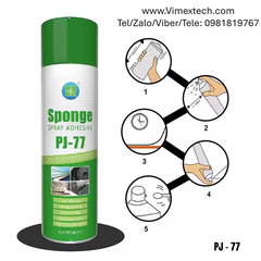 Bình xịt keo dán đa năng (High Performance Spray Adhesive) PJ77 - 600ml/Chai