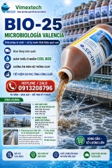 Vi sinh BIO-25©-Mỹ-1Gal-Vi sinh xử lý chất hòa tan hữu cơ khó phân hủy