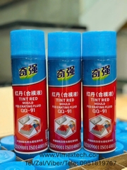 QQ-91 – Tint Red Mould Penetrating Fluid (红丹 合模液) kiểm tra độ kín – độ chính xác bề mặt khuôn.