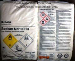 NATRI NITRIT (NaNO2) - TQ - CN-25kg - Tính chất hóa lý và ứng dụng.