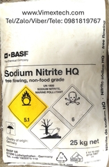 NATRI NITRIT (NaNO2) - TQ - CN-25kg - Tính chất hóa lý và ứng dụng.