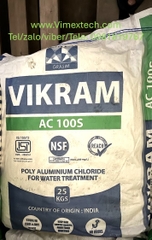 PAC trắng - Ấn độ - 25kg - lắng trong nước sinh hoạt và nước nuôi trồng thủy sản