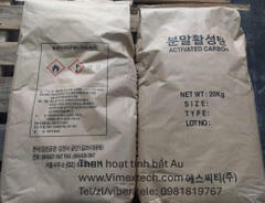 Than hoạt tính hấp phụ vàng trong dung dịch triết tách Au.