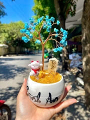 Cây Đá Tài Lộc Bình An Mini 20cm