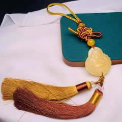 Dây Khánh treo xe ô tô Di lặc Ngọc Hoàng Long