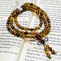 Vòng tay mã não 108 hạt (6 li)