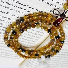 Vòng tay mã não 108 hạt (6 li)