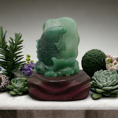 Tác phẩm Cá Chép Hoa Sen KT 18 * 15 cm