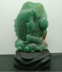 Tác phẩm Cá Chép Hoa Sen KT 25 * 15 cm