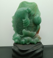 Tác phẩm Cá Chép Hoa Sen KT 25 * 15 cm