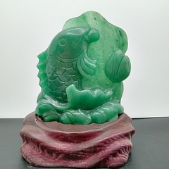 Tác phẩm Cá Chép Hoa Sen KT 20 * 15 cm