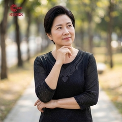 26035 - Áo Lưới Kim Tuyến Thêu Cách Điệu Hoa Văn Vương Miện Phối Đá