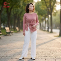 26075 - Áo Lưới Đất Nhún Eo Giúp Thon Gọn Phá Cách