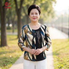 26127 - Họa Tiết Hội Họa Ánh Kim Thêu Phượng Hoàng Ép Đá Lấp Lánh
