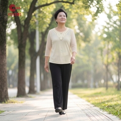 26203 - Quần Dài Thun Xô Suông Thanh Lịch