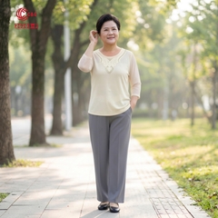 26203 - Quần Dài Thun Xô Suông Thanh Lịch