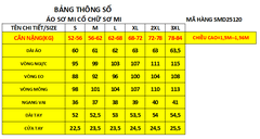 25120 - Áo Sơ Mi Thun Tay Dài Cổ Thêu Hoa Cánh Bướm