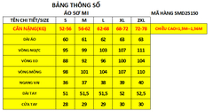 25150 - Áo Sơ Mi 2 Lớp Họa Tiết Mê Cung Phối 5 Nút Vàng Cao Cấp