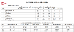 26103 - Áo Thun Vải Gân Sóng Phối Mặt Trái Vải 5 Nút Kiểu Hạt Trai
