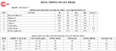26147 - Vải Thun Gân Sóng Cổ V Phối Nút Kiểu Hạt Trai