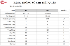 26321 - Quần Thun In Họa Tiết Ống Suông Lưng Thun