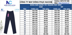 Quần học sinh nam - Trường Thực hành Sư phạm