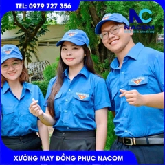 Áo sơ mi đoàn thanh niên tay ngắn