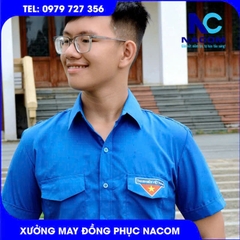 Áo sơ mi đoàn thanh niên tay ngắn
