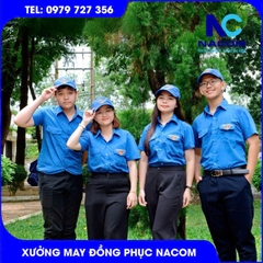Áo sơ mi đoàn thanh niên tay ngắn