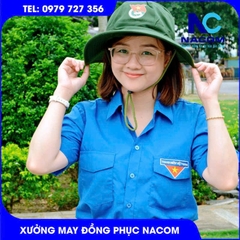 Áo sơ mi đoàn thanh niên tay ngắn