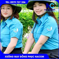 Áo sơ mi Hội Liên hiệp thanh niên tay ngắn