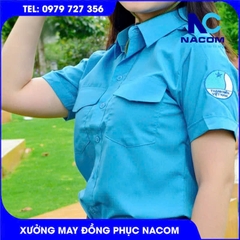 Áo sơ mi Hội Liên hiệp thanh niên tay ngắn