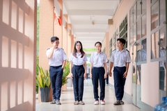 Áo học sinh nam cấp 3 - Trường Thực Hành Sư Phạm