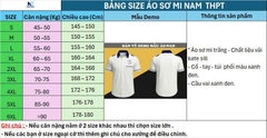 Áo học sinh nam cấp 3 - Trường Thực Hành Sư Phạm