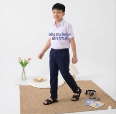 Áo học sinh sơ mi nam