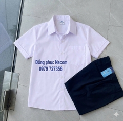 Áo học sinh sơ mi nam