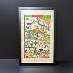 KHUNG TRANH GỖ SANG TRỌNG 071D