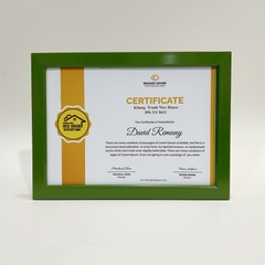 Khung Bằng Khen Gỗ 2015 Xanh