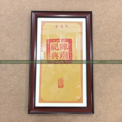Khung Ấn Đền Trần 3040 kèm bo giấy
