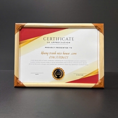 Khung gỗ bông góc