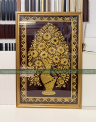 Khung tranh gỗ thảm Dubai sang trọng 196