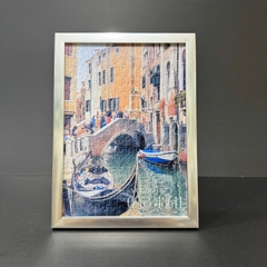 Khung Tranh Đẹp Màu Bạc F1B S