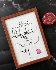 Khung Tranh Thư Pháp F1GD