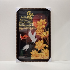 Khung Tranh Thêu Cha Mẹ 518N