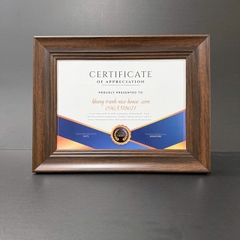 Khung Bằng Khen Vân Gỗ S902