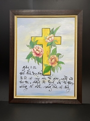 KHUNG ĐÔI TRANH THƯ PHÁP F5V SD