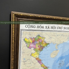 Khung bản đồ đẹp Cổ Điển F5NCĐ